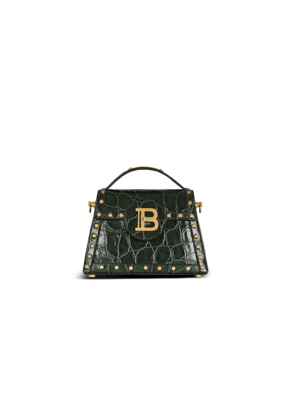 B-Buzz Dynasty bag in crocodile-print leather