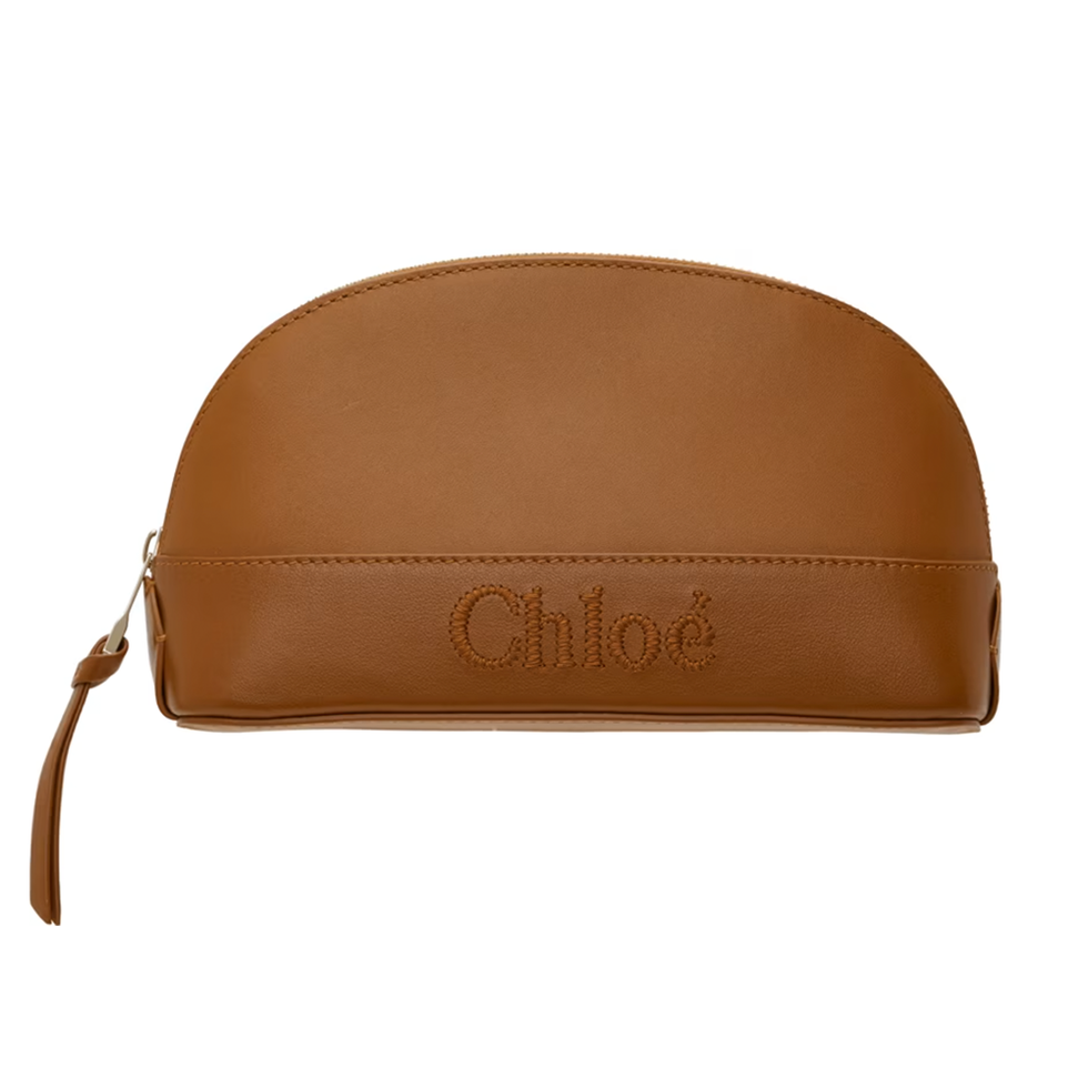 Tan Sense Makeup Pouch