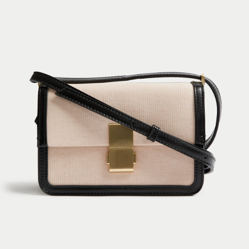 Faux Leather Cross Body Bag