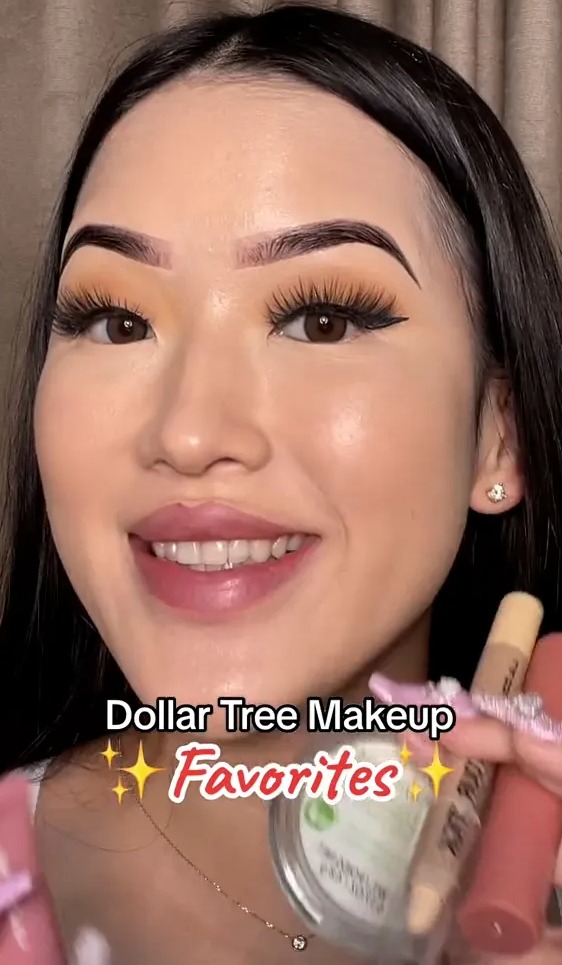 A makeup guru was shocked that some of her Dollar Tree steals were so similar to much costly name brand finds