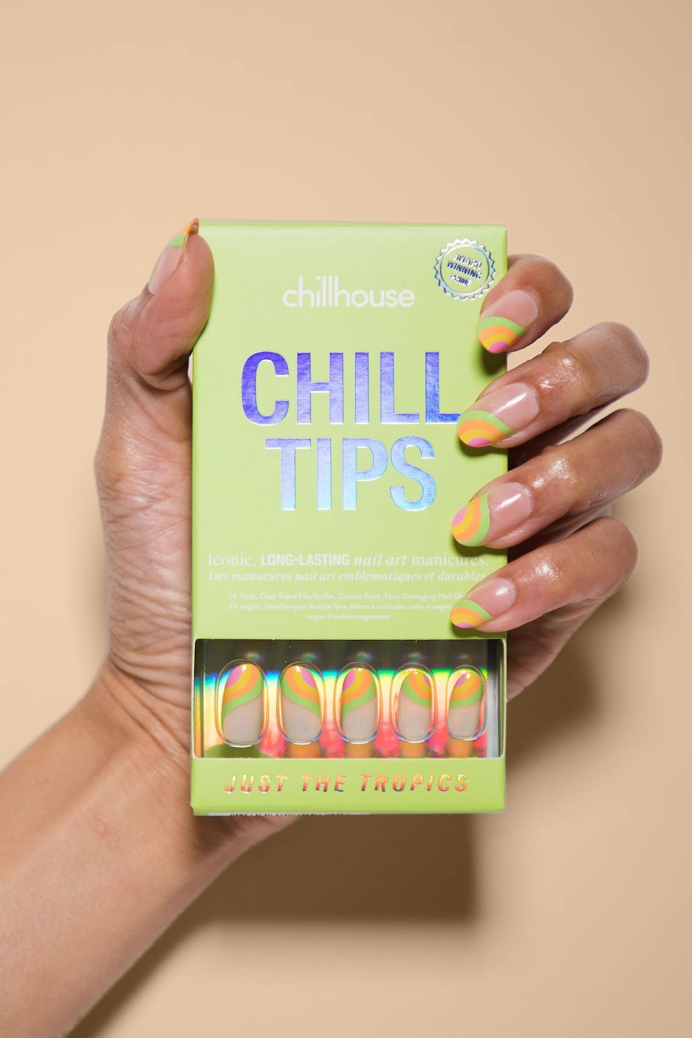 Chillhouse Just the Tropics Chill Tips Press-On Nails