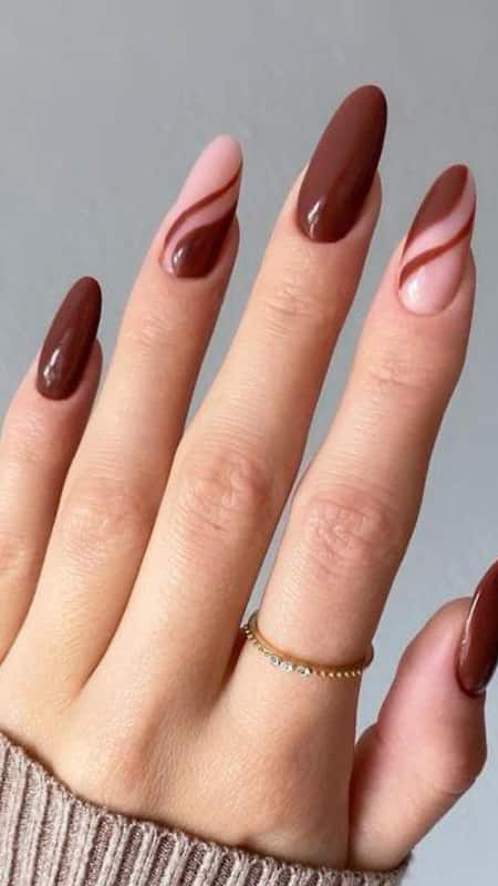 Latte Nails: Inspired by the creamy hues of coffee, latte nails offer a palette of warm, neutral tones for a sophisticated and understated elegance.