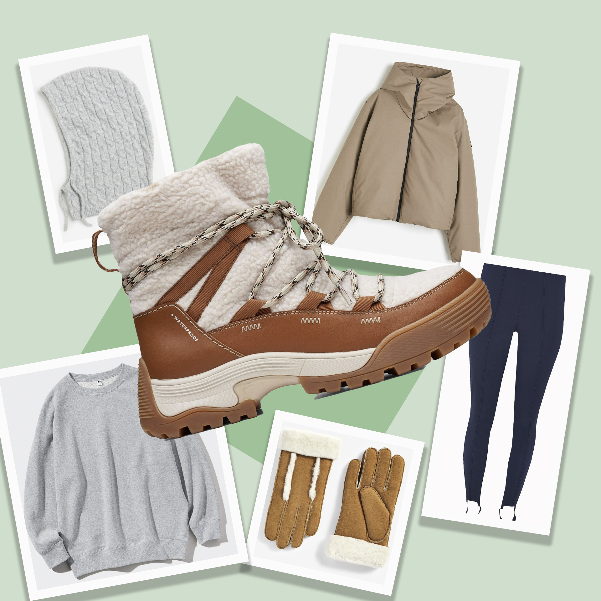 Stay snuggly but chic in your snow-day outfit!