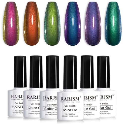 RARJSM Chameleon Chrome Nail Polish Set