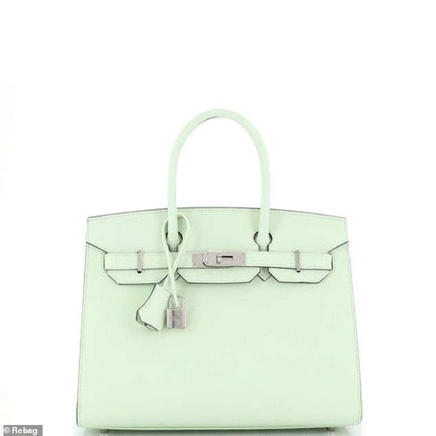 Rebag's website shows a $27,000 Hermes Birkin bag, similar in price to the one stolen during Monday's heist