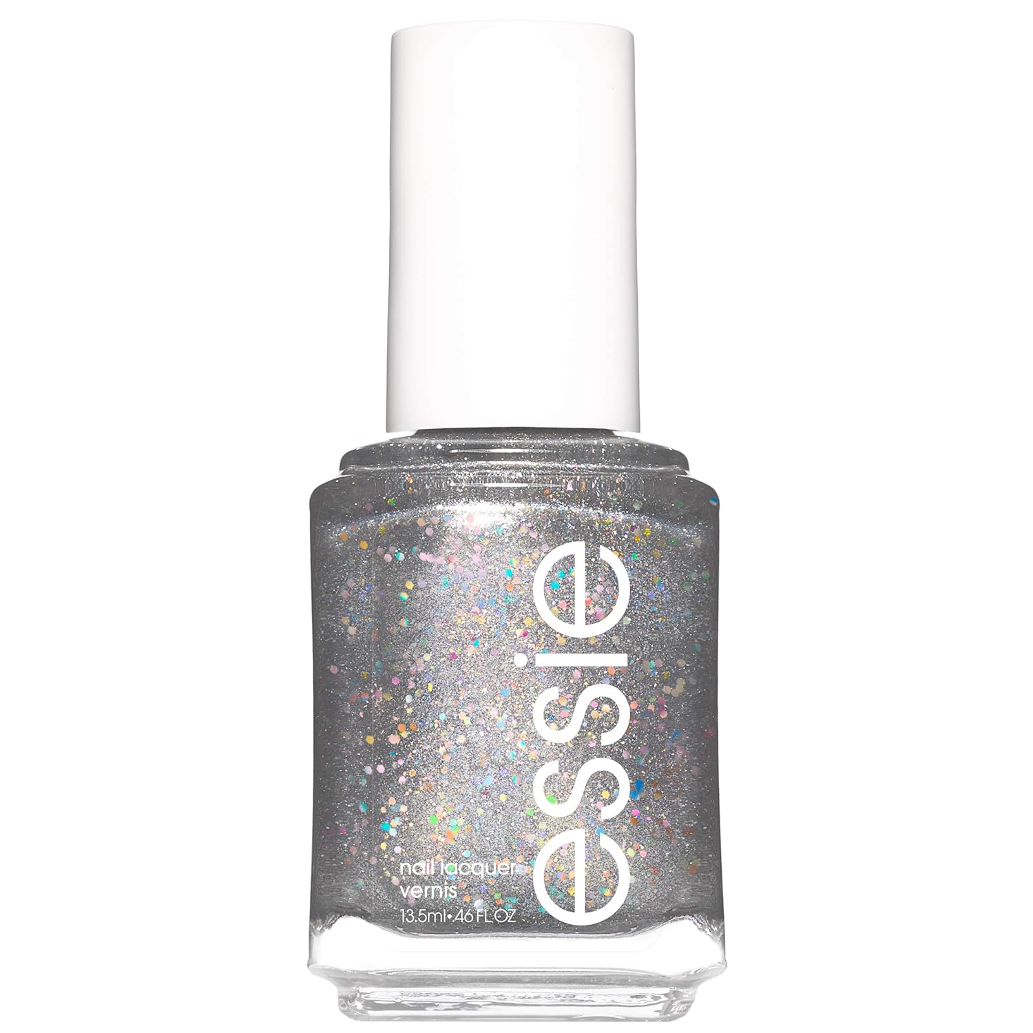 essie Winter Silver Glitter Nail Polish