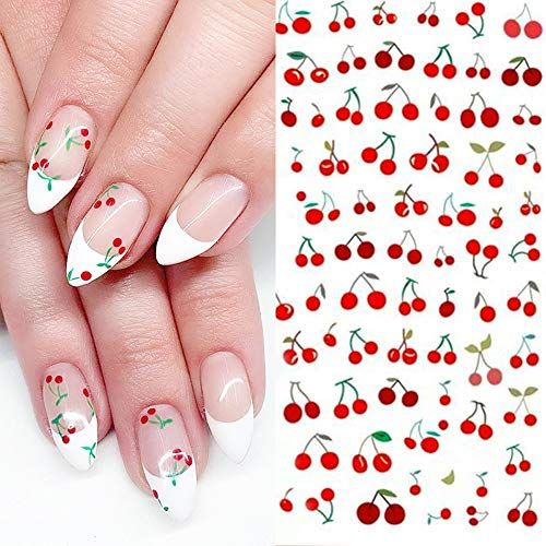 Cherry Nails Art Stickers