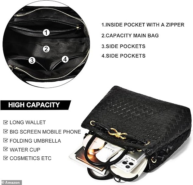 Stay organised on the move thanks to interior and side pockets that give you space for make-up, keys, a water cup and your phone