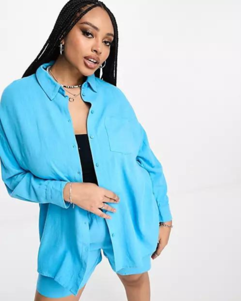 ASOS curve linen shirts for women