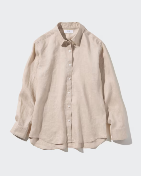 Uniqlo linen shirts women