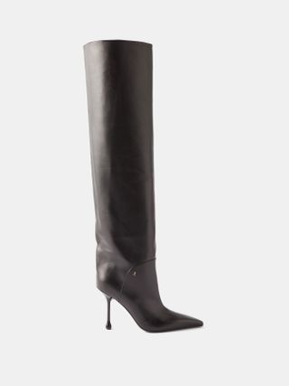 Cycas Leather Knee-High Boots