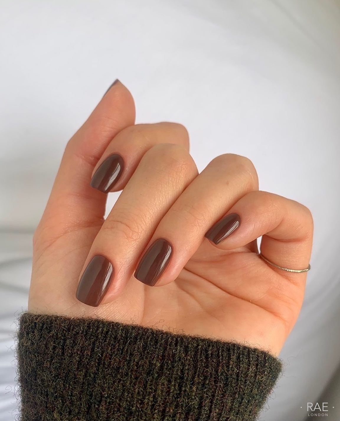 Chocolate browns are going to be staying for spring