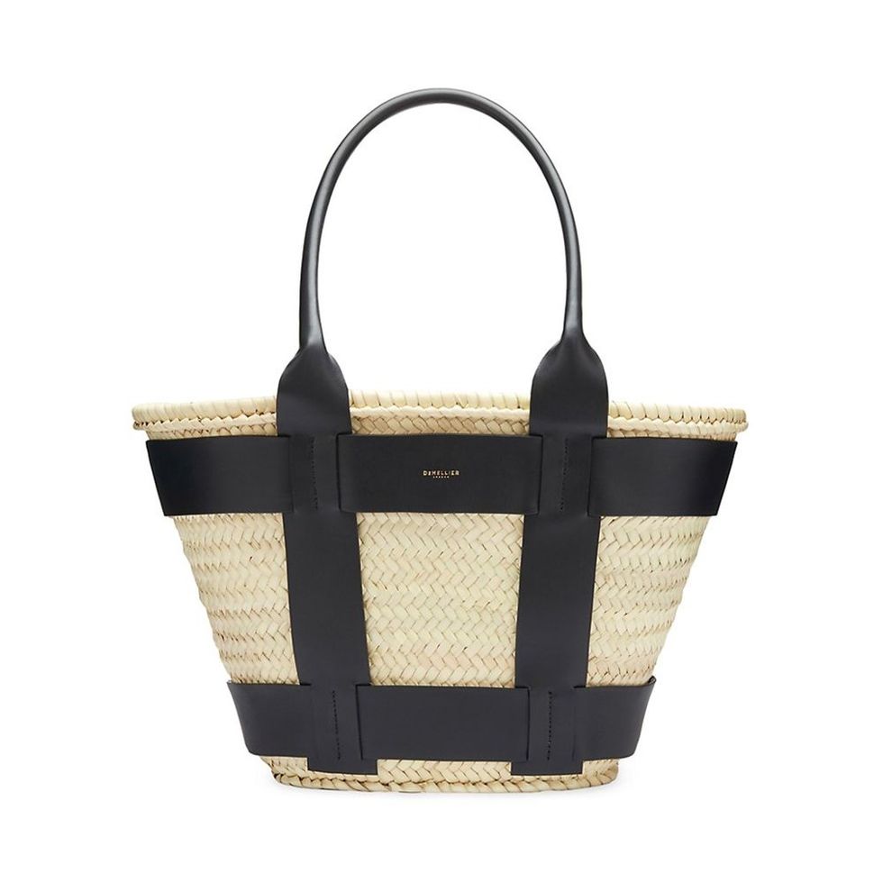 Santorini Raffia Basket Bag