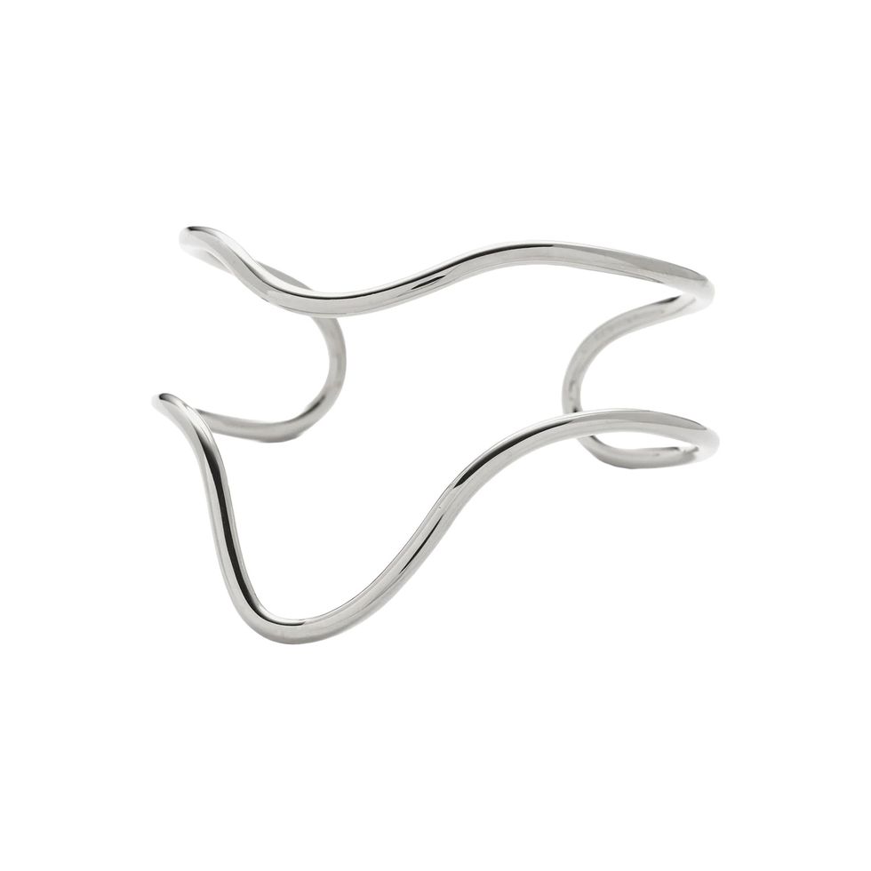 Curve Cuff in Silver