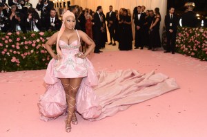 Nicki Minaj attends The 2019 Met Gala Celebrating Camp: Notes on Fashion at Metropolitan Museum of Art on May 06, 2019 in New York City.