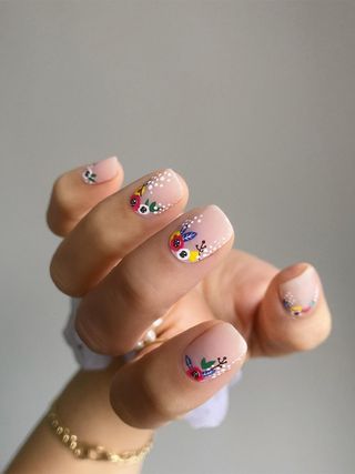 The Hang Edit Floral Nail Designs