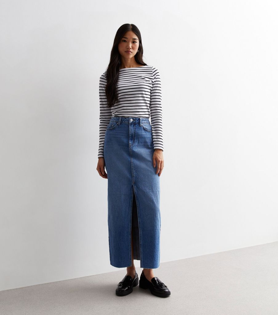 New Look Denim Maxi Skirt