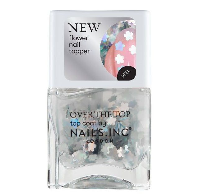 Nails Inc. Partying in Piccadilly Flower Nail Topper