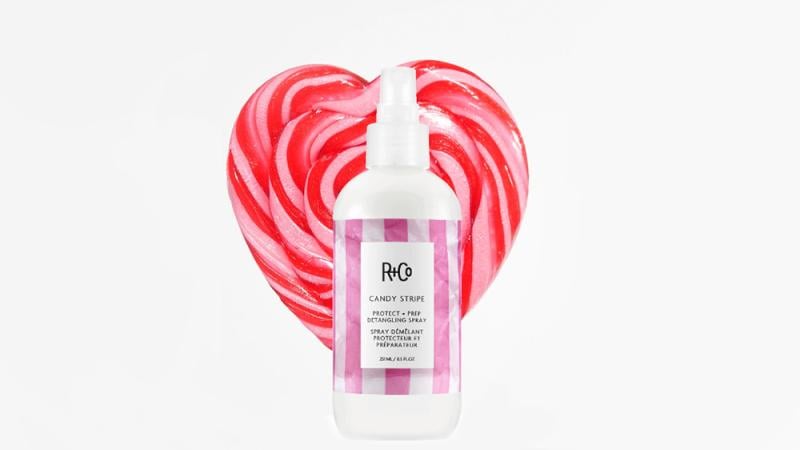 R+Co Candy Stripe Detangling Spray