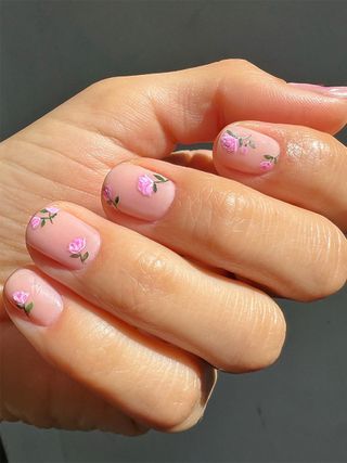 Betina Goldstein Floral Nail Designs