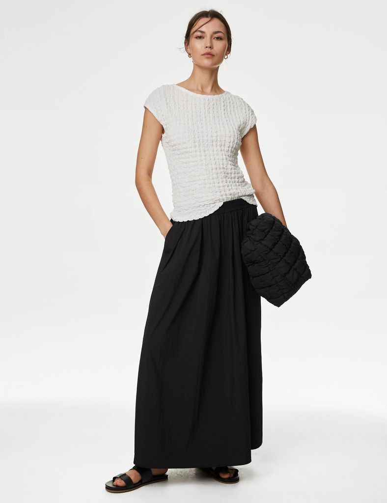 M&S Black Maxi Skirt