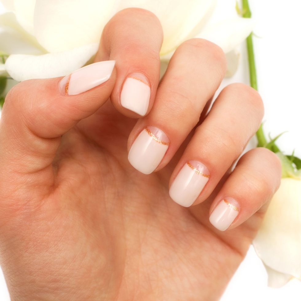 mothers day nail designs reverse french