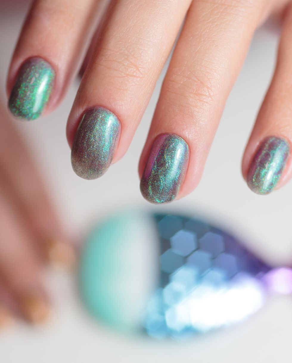 summer nail ideas mermaid nails