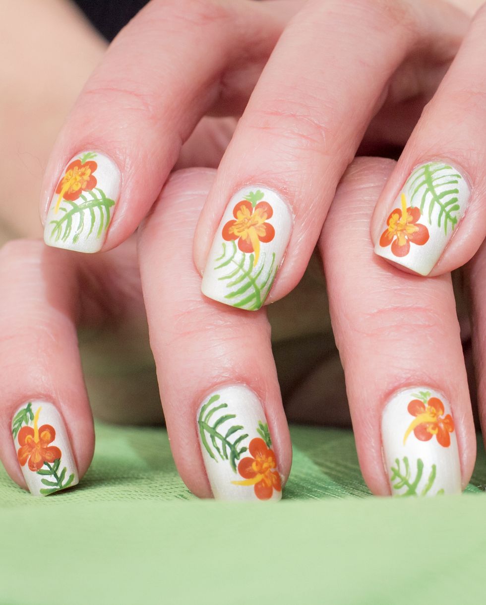 summer nail ideas tropical nails