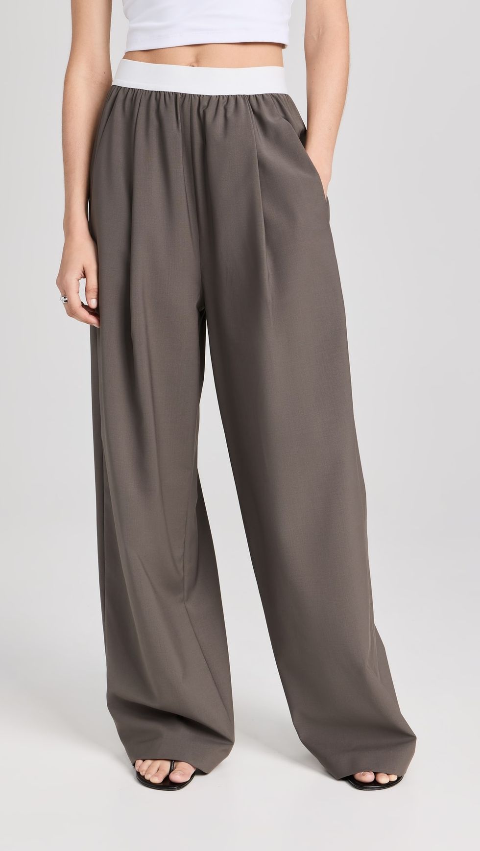 Tropical Wool Marit Pullon Pants