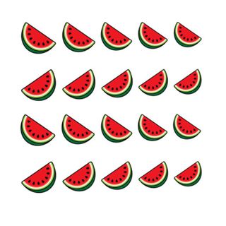 Watermelon nail decals