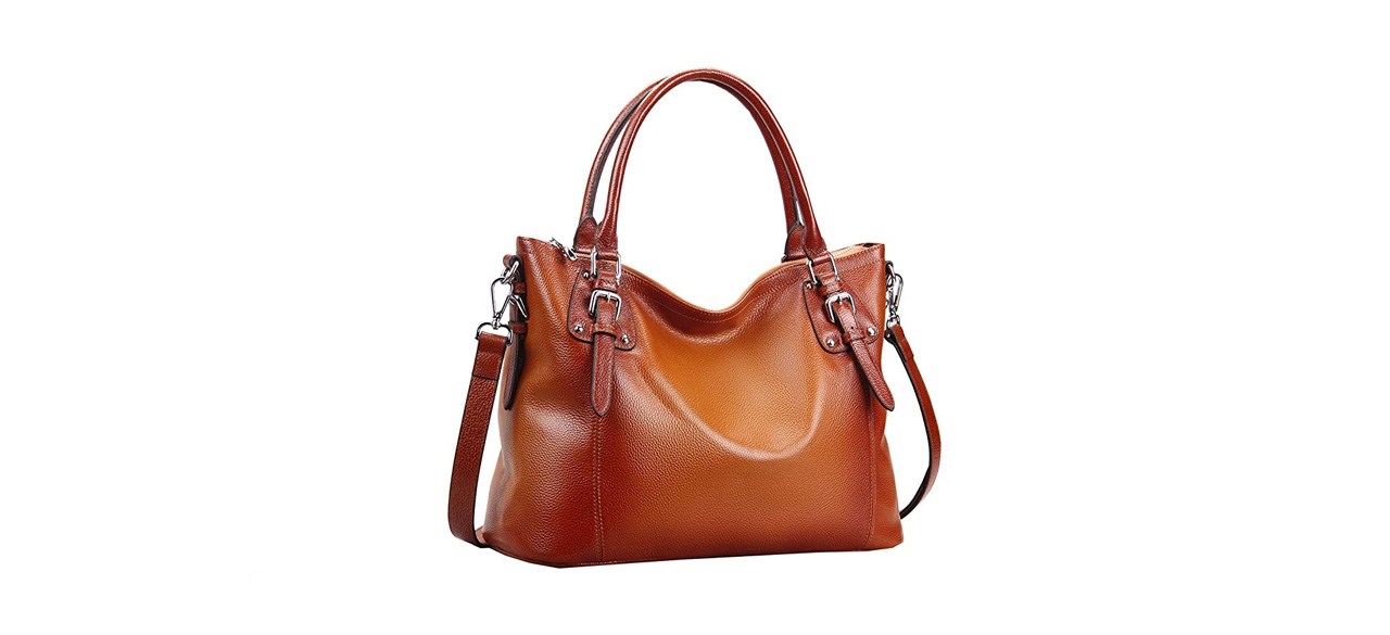 best HESHE Genuine Leather Designer Satchel