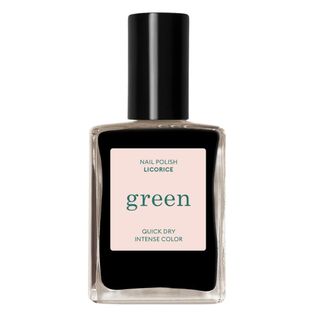 Manicurist Green Natural Nail Polish in Licorice