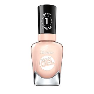 Sally Hansen Miracle Gel Nail Polish, Shade Sheer Happiness 187 (packaging May Vary)