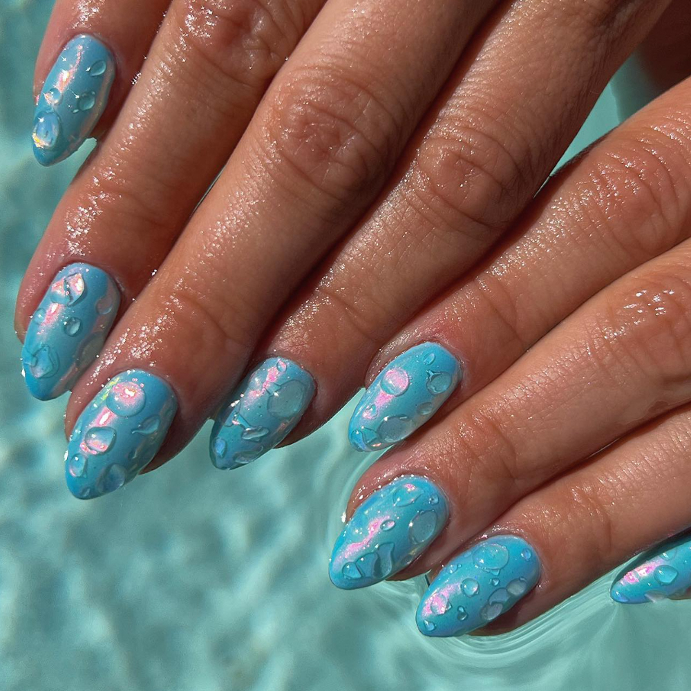 water droplet nails