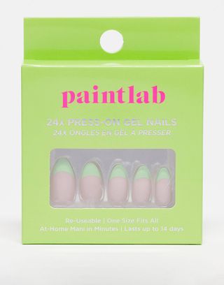 Paintlab False Nails - Green Apple