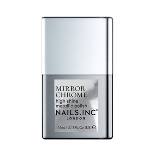 Nails Inc Silver Served Mirror Chrome Nail Polish