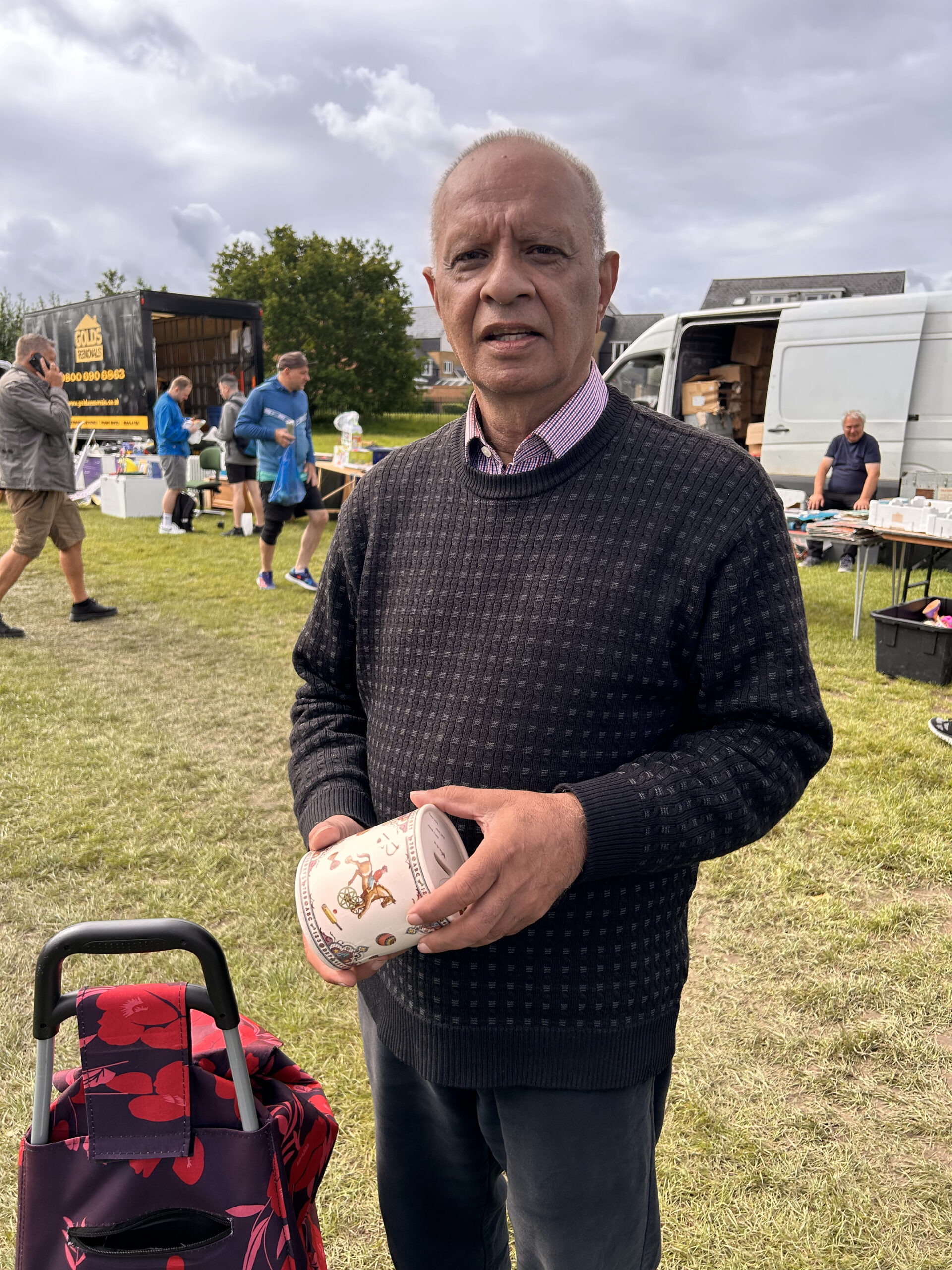 Akhtar Dalal was pleased with his Spode find