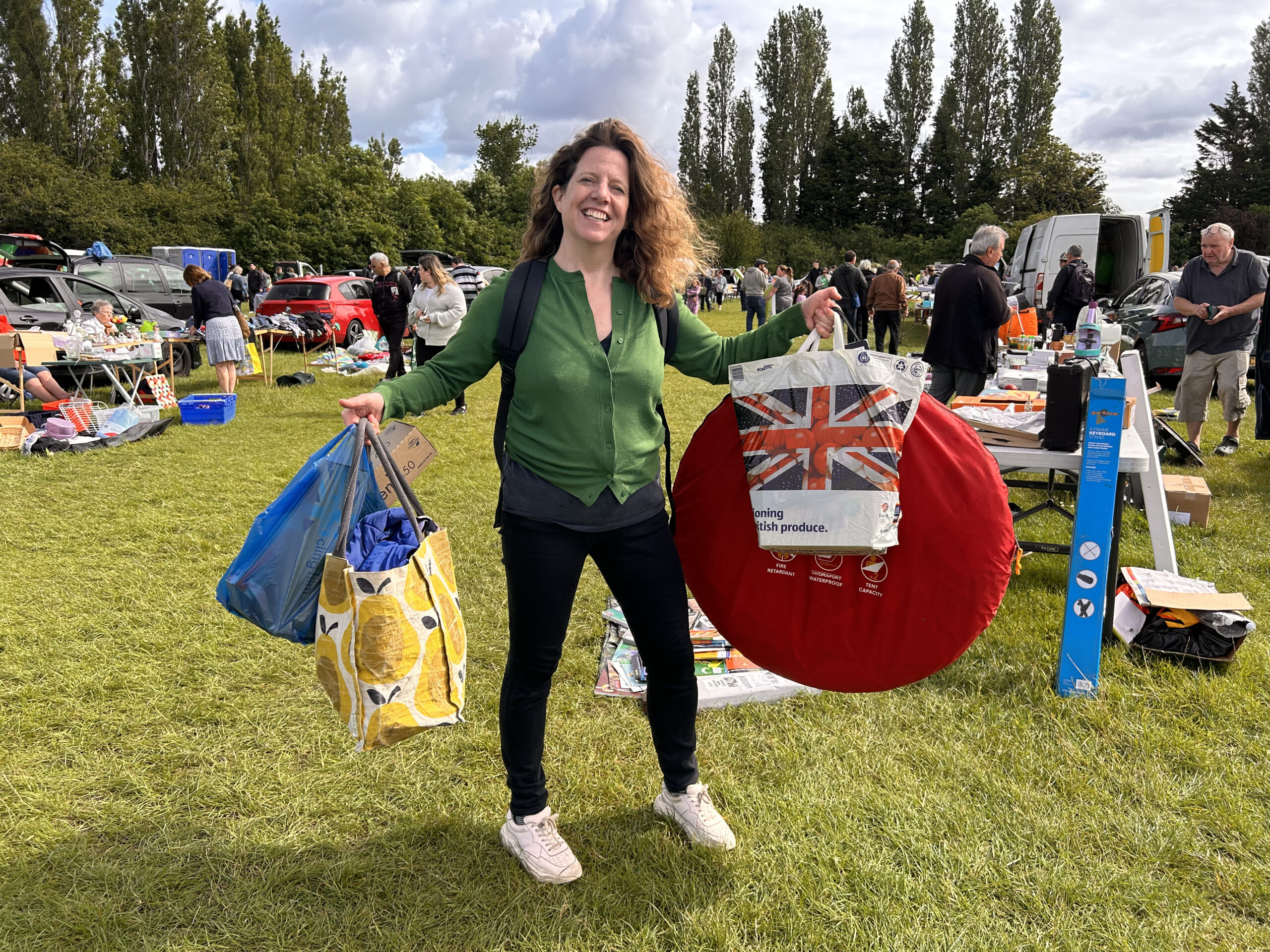 Mel Hunter's car boot haul was worth far more than she paid