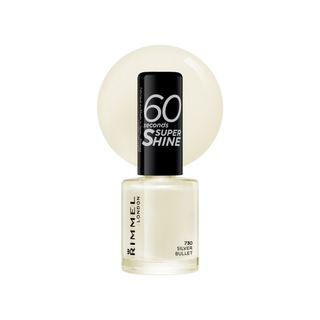 Rimmel 60 Seconds Super Shine Nail Polish - Silver Bullet