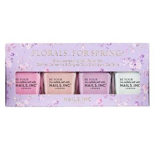 Nails Inc Florals For Spring 4-Piece Nail Polish Set