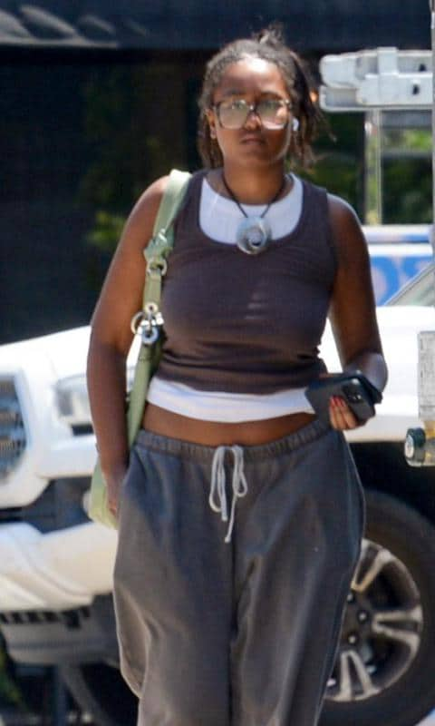 Sasha Obama in Los Angeles