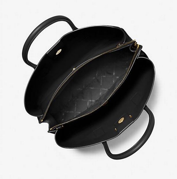Ruthie Large Pebbled Leather Satchel