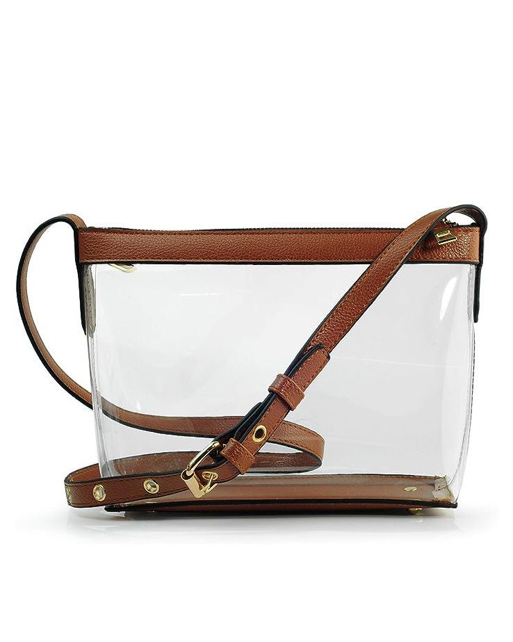 Clear Zipper Crossbody Bag