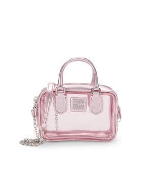 Plexi Vinyl Mini Crossbody Bag