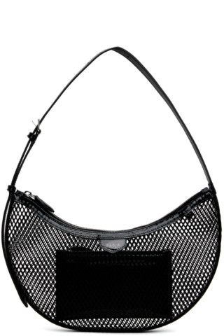 Black One-Piece Demi Lune Bag