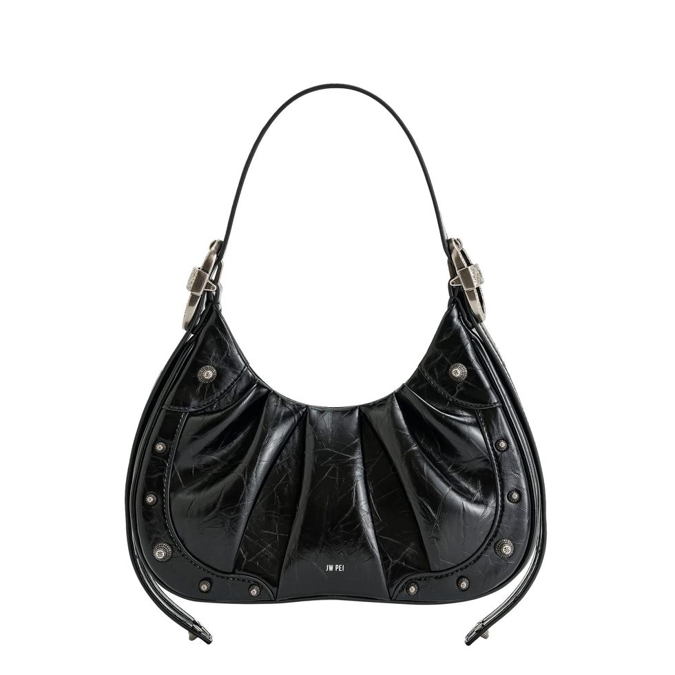 Gabbi Crushed Ruched Hobo Handbag