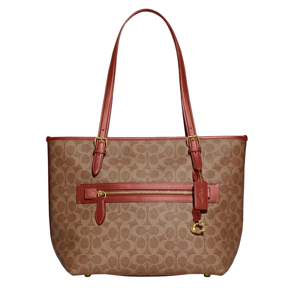 Coated Canvas Signature Taylor Tote