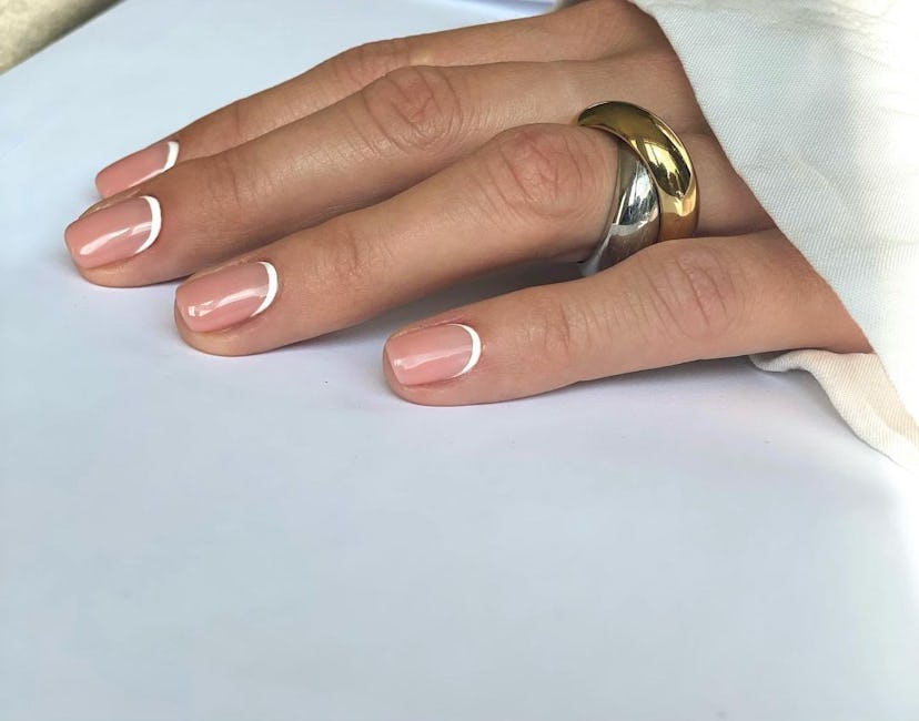 Try white nail cuffs.