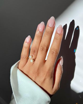 Sheer nail colours: Rose Blush