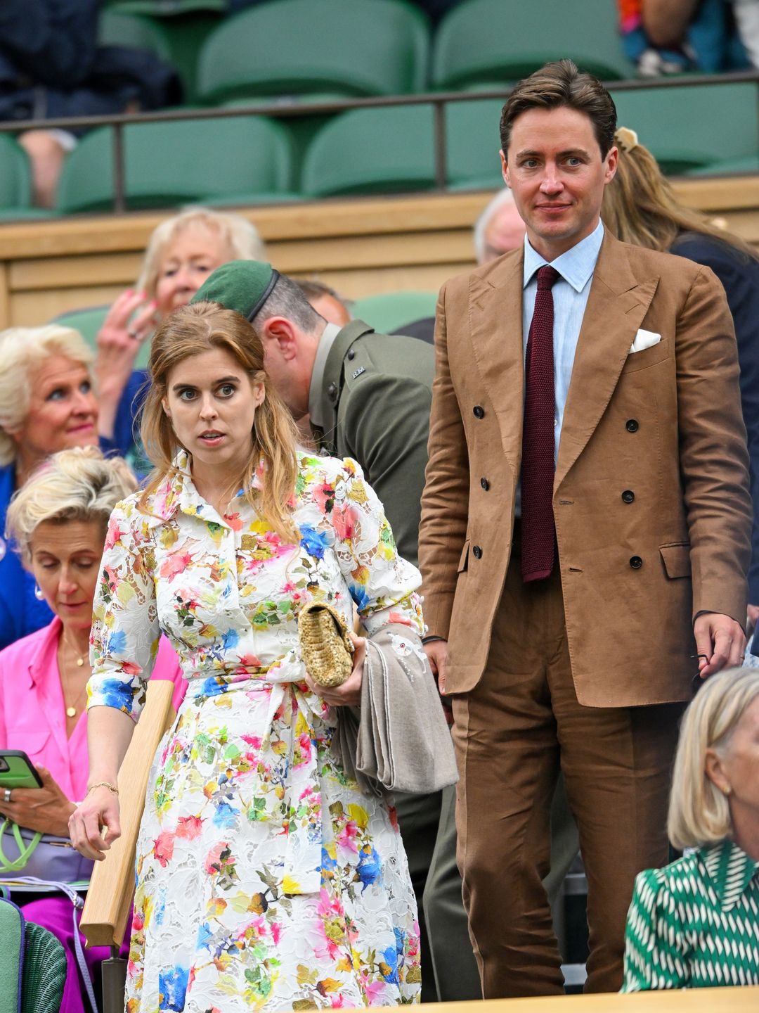 princess beatrice and edoardo mapelli mozzi at wimbledon